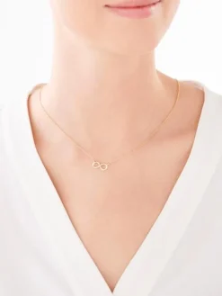 Naszyjnik srebrny - nieskończoność