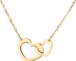 Naszyjnik srebrny - serca