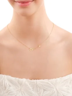 Naszyjnik srebrny - serca