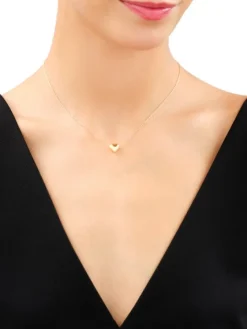 Naszyjnik srebrny -  serce