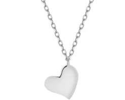 Naszyjnik srebrny - serce