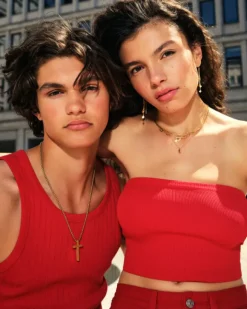 Naszyjnik srebrny - serce