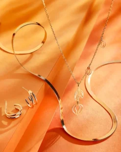 Naszyjnik srebrny - taśma