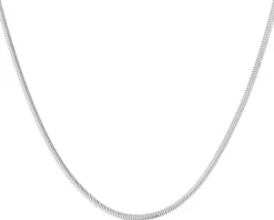 Naszyjnik srebrny - taśma