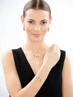 Naszyjnik srebrny z bursztynem