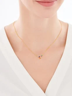 Naszyjnik srebrny z cyrkoniami