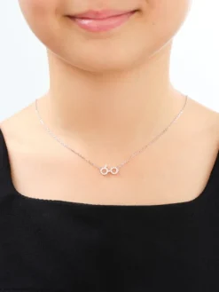 Naszyjnik srebrny z cyrkoniami - Harry Potter, okulary, Warner Bros. Discovery