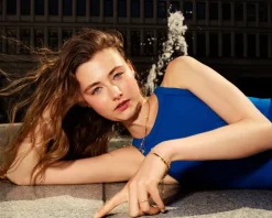 Naszyjnik srebrny z emalią