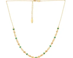 Naszyjnik srebrny z emalią