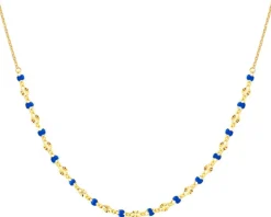 Naszyjnik srebrny z emalią