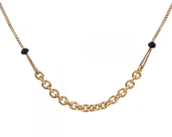 Naszyjnik srebrny z kryształami