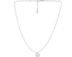 Naszyjnik srebrny z masą perłową - serce