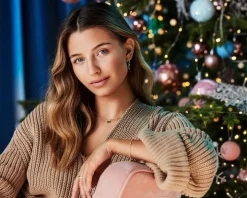 Naszyjnik srebrny ze szkłem