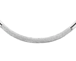 Naszyjnik z białego złota z brylantami - 2,51 ct - próba 585