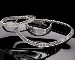 Naszyjnik z białego złota z brylantami - 4,62 ct - próba 750