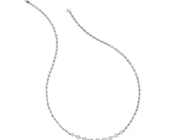 Naszyjnik z białego złota z brylantami - 1,16 ct - próba 585