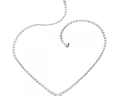 Naszyjnik z białego złota z brylantami - 0,85 ct - próba 585