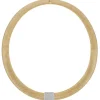Naszyjnik z żółtego i białego złota z brylantami - 45 cm - 0,54 ct - próba 750