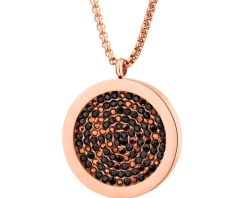 Naszyjnik ze stali szlachetnej z kryształami