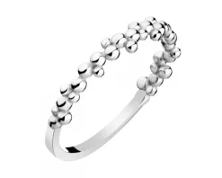 Pierścionek srebrny - kulki