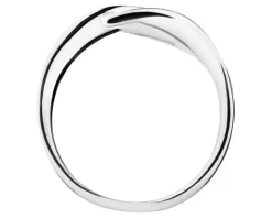 Pierścionek srebrny - liście