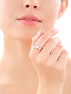 Pierścionek srebrny - nieskończoność