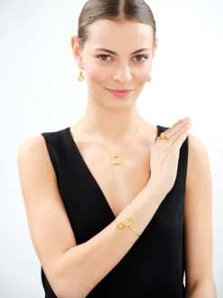 Pierścionek srebrny z bursztynem - kwadraty