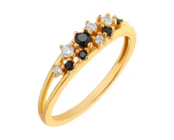 Pierścionek srebrny z cyrkoniami