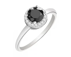 Pierścionek srebrny z cyrkoniami