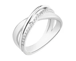 Pierścionek srebrny z cyrkoniami