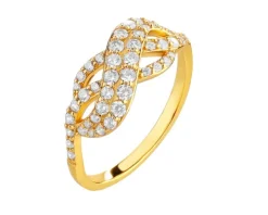 Pierścionek srebrny z cyrkoniami