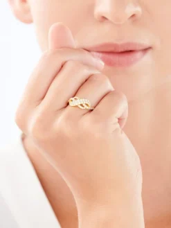 Pierścionek srebrny z cyrkoniami