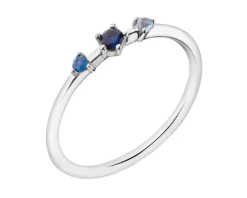 Pierścionek srebrny z cyrkoniami