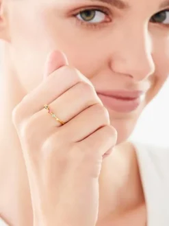 Pierścionek srebrny z cyrkoniami