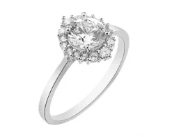 Pierścionek srebrny z cyrkoniami