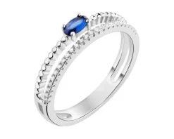 Pierścionek srebrny z cyrkoniami