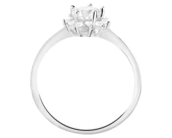 Pierścionek srebrny z cyrkoniami