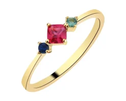 Pierścionek srebrny z cyrkoniami