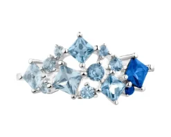 Pierścionek srebrny z cyrkoniami