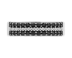 Pierścionek z białego złota z diamentami - 0,32 ct - próba 585