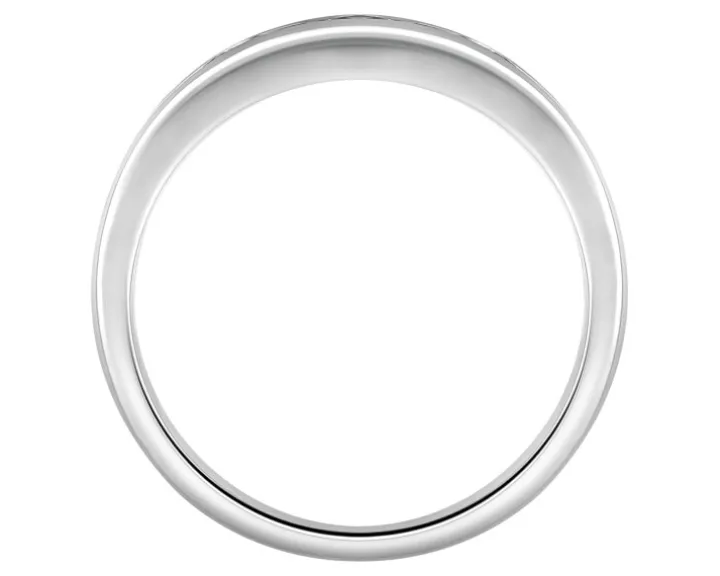 Pierścionek z białego złota z diamentami - 0,55 ct - próba 585