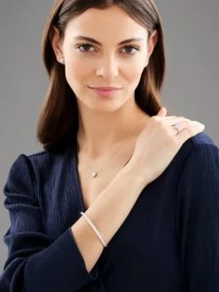 Pierścionek z białego złota z diamentami - 0,70 ct - próba 750