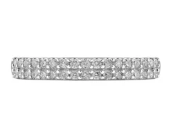 Pierścionek z żółtego złota z diamentami - 0,25 ct - próba 585