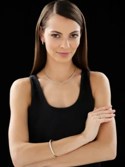 Pierścionek z żółtego złota z brylantami - 0,36 ct - próba 585