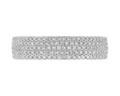 Pierścionek z żółtego złota z diamentami - 0,35 ct - próba 585