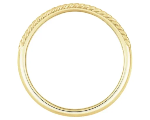 Pierścionek z żółtego złota z diamentami - 0,07 ct - próba 585