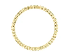 Pierścionek z żółtego złota z diamentem - 0,003 ct - próba 585