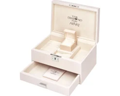 Pierścionek z żółtego złota z brylantem - 0,40 ct - próba 750