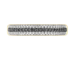 Pierścionek z żółtego złota z diamentami - 0,15 ct - próba 585