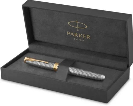 Pióro wieczne Parker Sonnet chiselled silver GT
